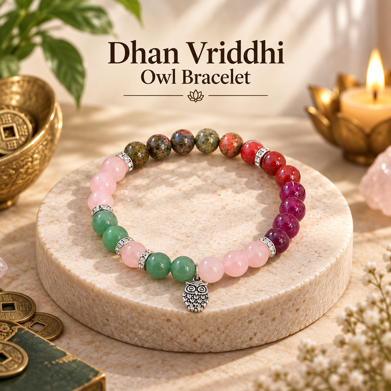 Dhan Vridhi Owl Bracelet