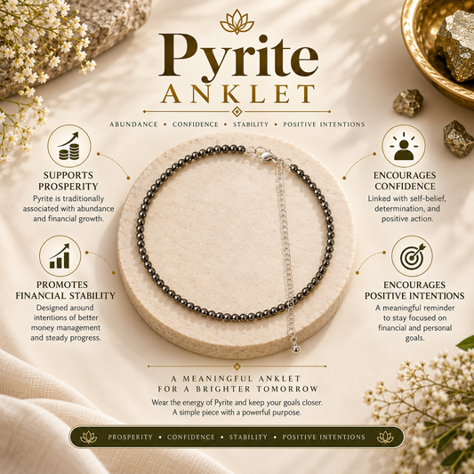 Pyrite Anklet