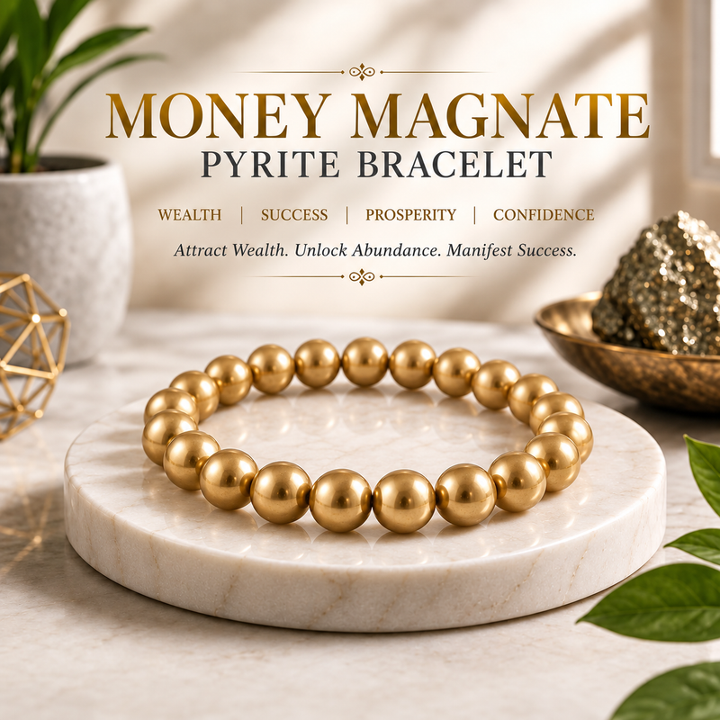 Golden Pyrite Money Bracelet
