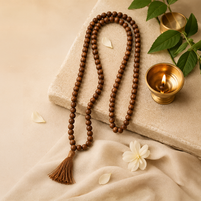 Red Sandalwood Jaap Mala 8mm
