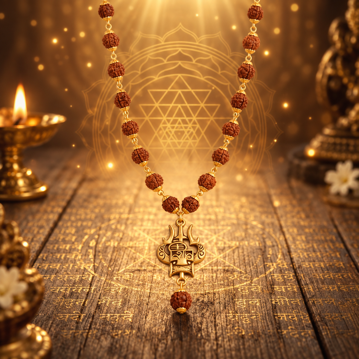 Shiv Rudraksha Necklace