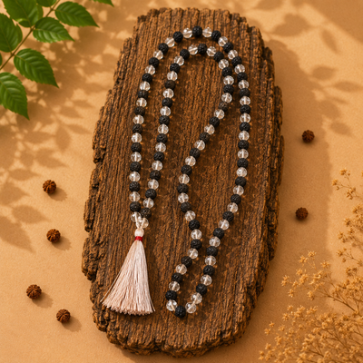 Rudraksha Sphatik Mala